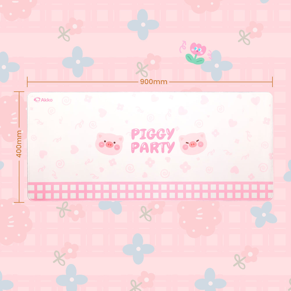 Akko Piggy Party Mouse Pad (900x400mm)