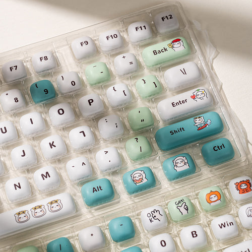 Akko Poco Family - Poco Bear Keycap Set MOG Profile 129 Keys