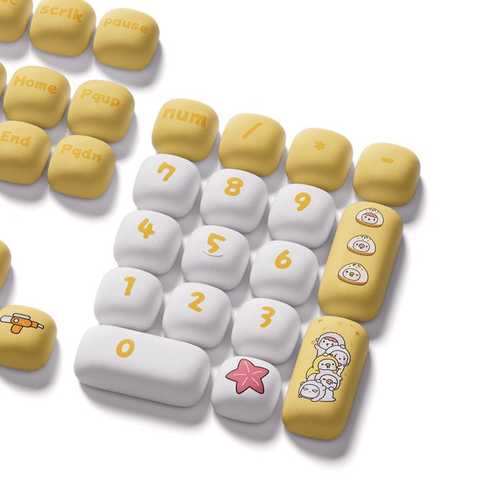 Akko Poco Family - Poco Duck Keycap Set MOG Profile 136 Keys