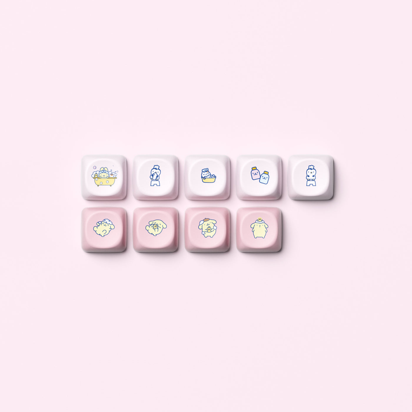 Akko Pompompurin 5108B Plus Multi-Mode RGB Hot-Swappable Mechanical Keyboard (Akko V3 Piano Pro Switch)