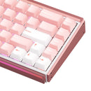 Akko Ray68 RGB Wired Mechanical Keyboard (Misty Pink & White) (Akko AstroAim Magnetic Switch) (101-RA68B-002)