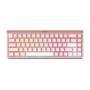 Akko Ray68 RGB Wired Mechanical Keyboard (Misty Pink & White) (Akko AstroAim Magnetic Switch) (101-RA68B-002)