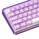 Akko Ray68 RGB Wired Mechanical Keyboard (Misty Purple & White) (Akko AstroAim Magnetic Switch)