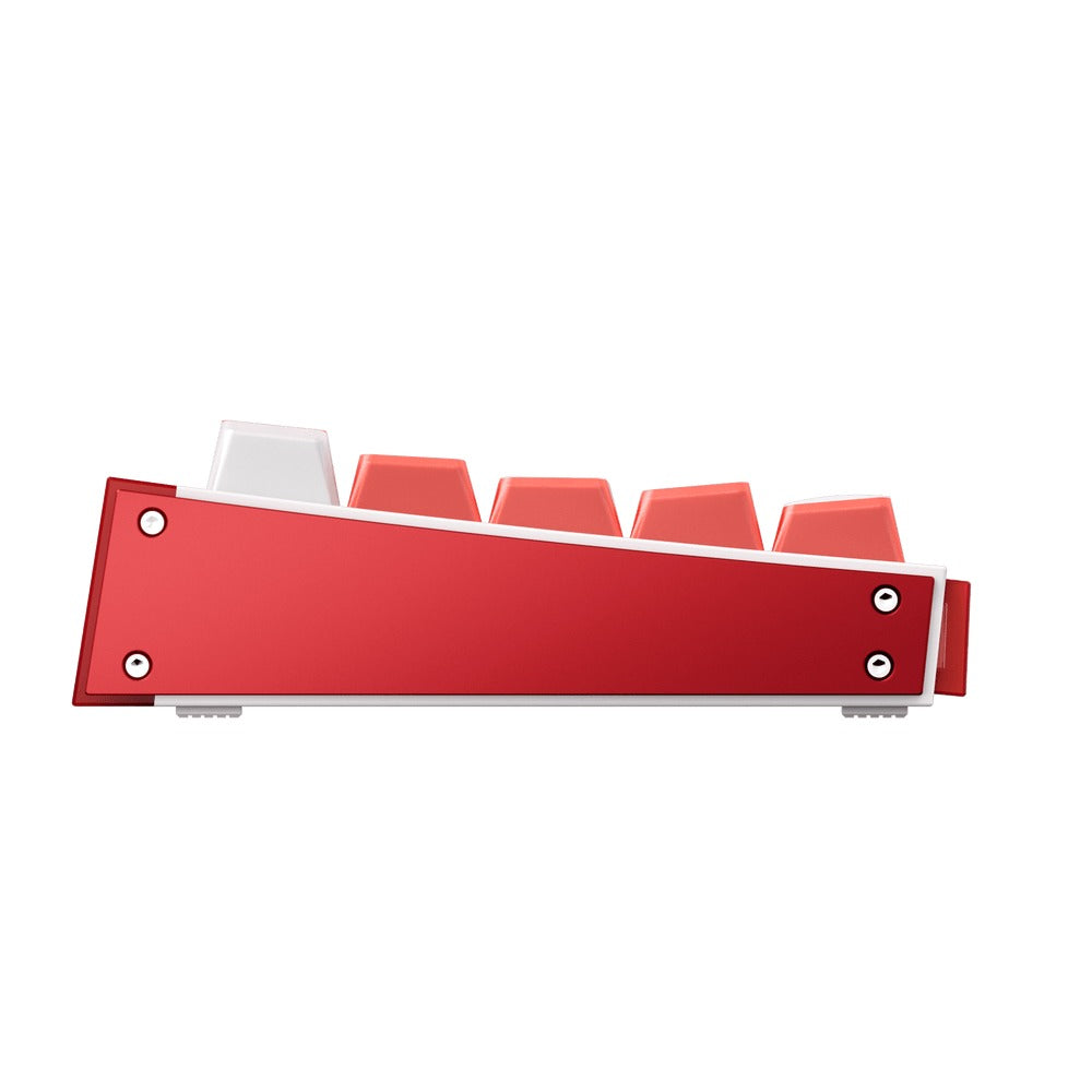 Akko Ray68 RGB Wired Mechanical Keyboard (Misty Red & White)