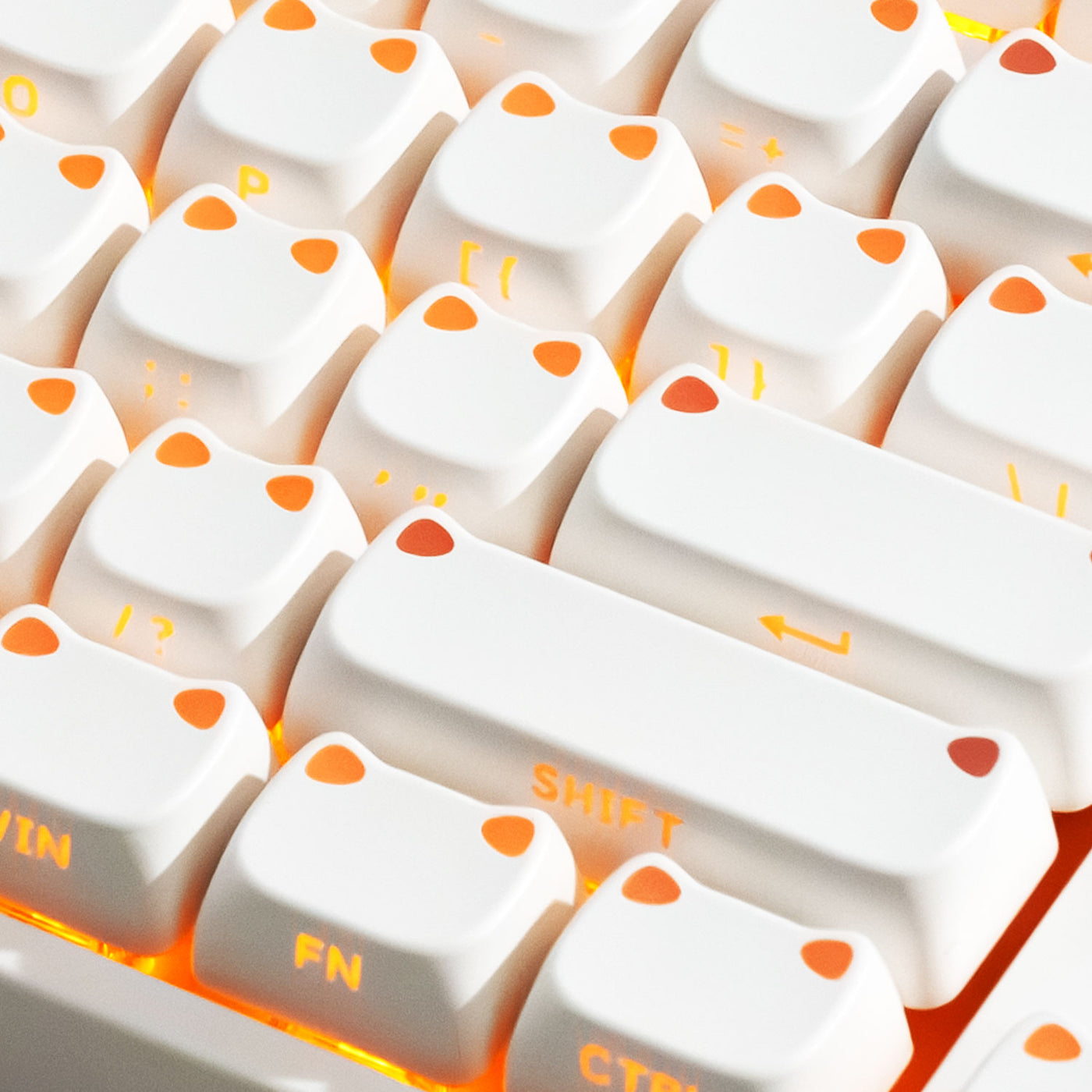 Akko Shiny Kitten Keycap Set MAO Profile 113 Keys