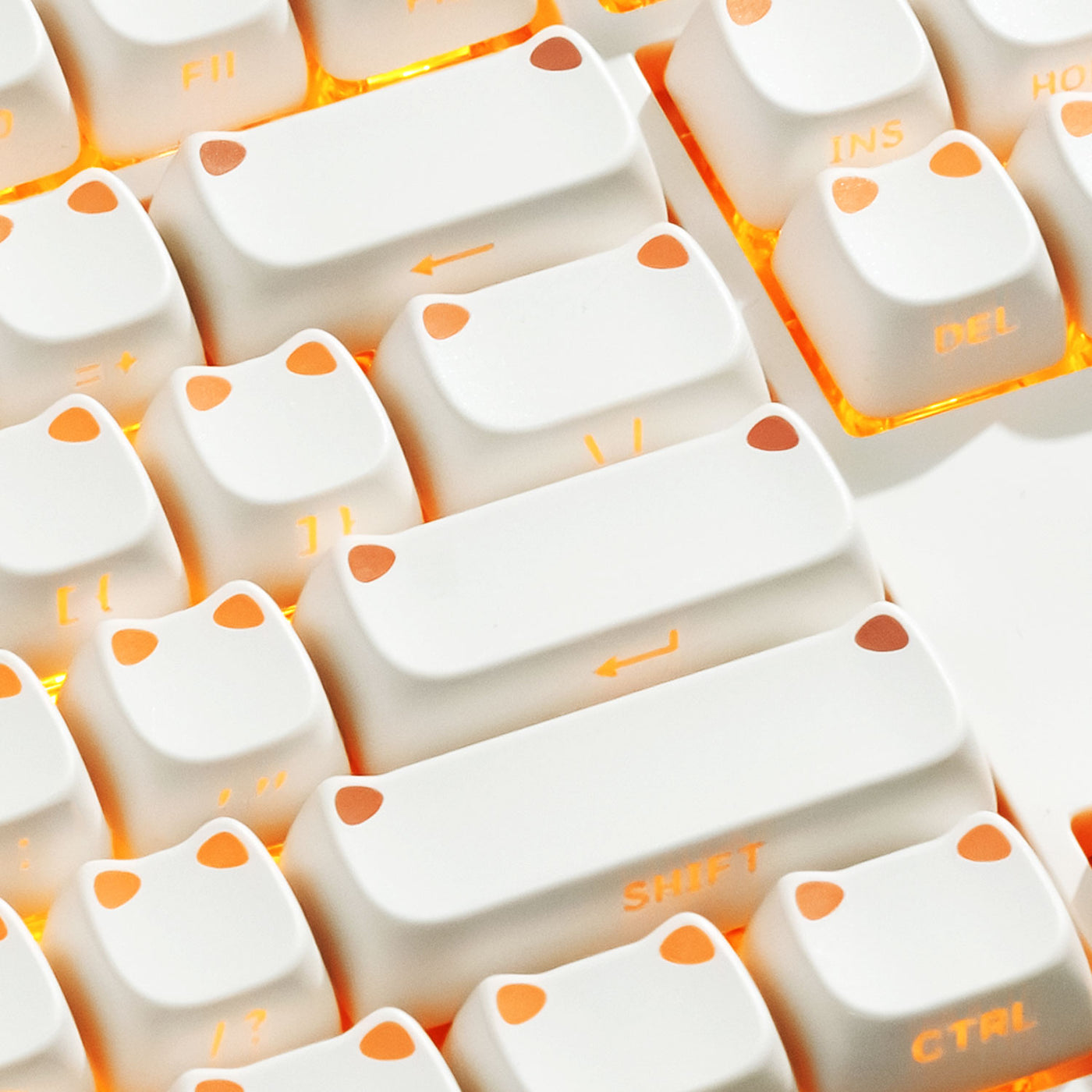 Akko Shiny Kitten Keycap Set MAO Profile 113 Keys