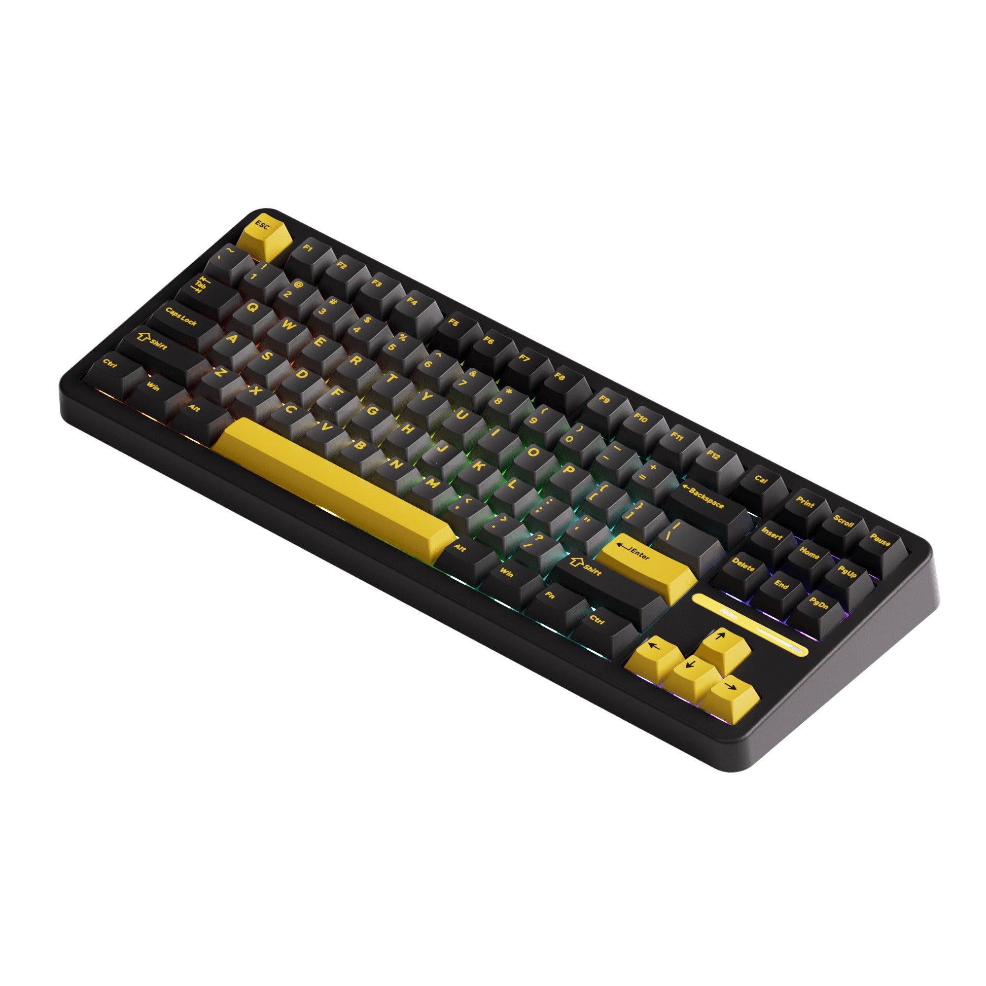 Akko TAC87 Black & Gold Multi-Mode RGB Hot-Swappable Mechanical Keyboard