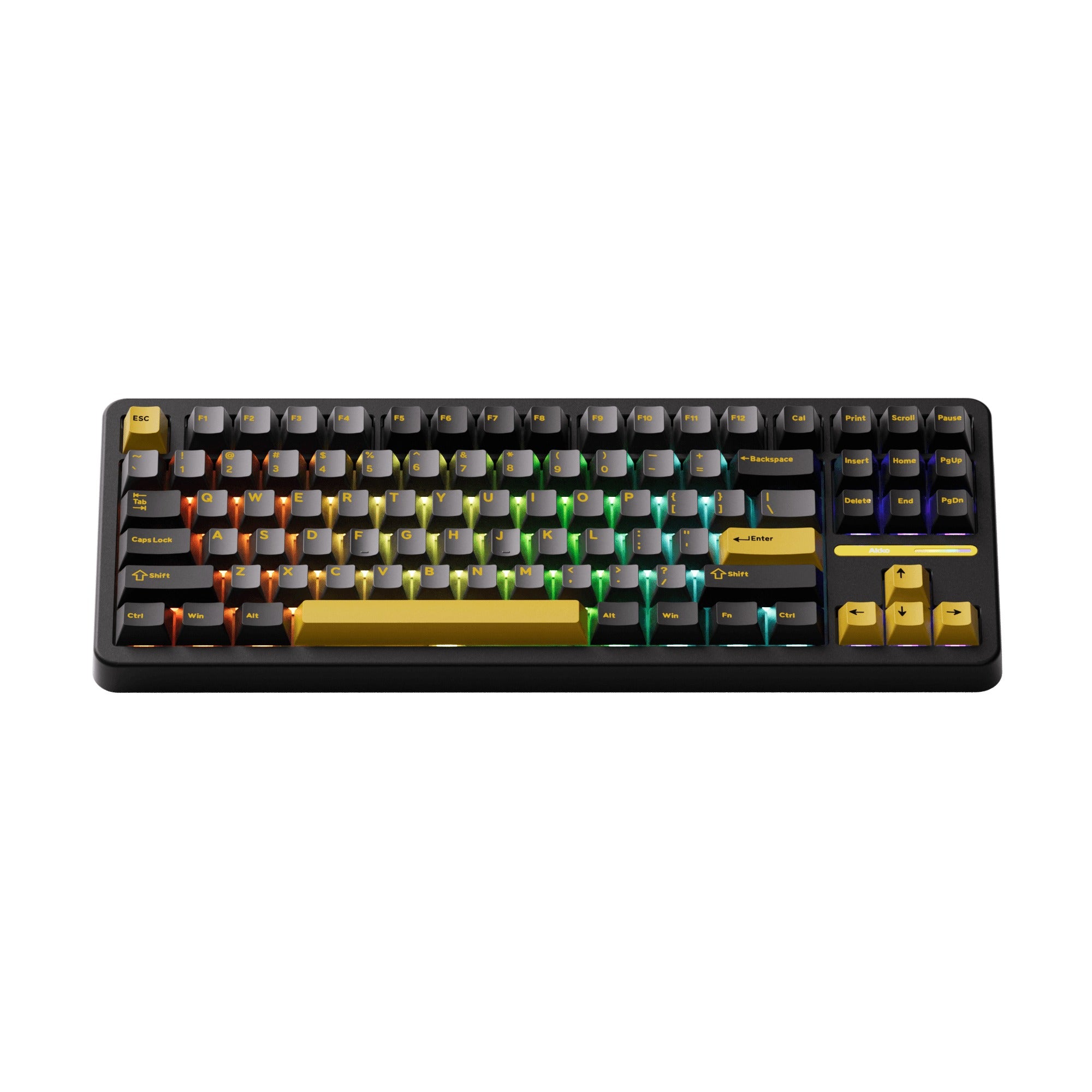 Akko TAC87 Black & Gold Multi-Mode RGB Hot-Swappable Mechanical Keyboard