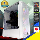 Alpha Aurora Gaming White Desktop Gaming PC
