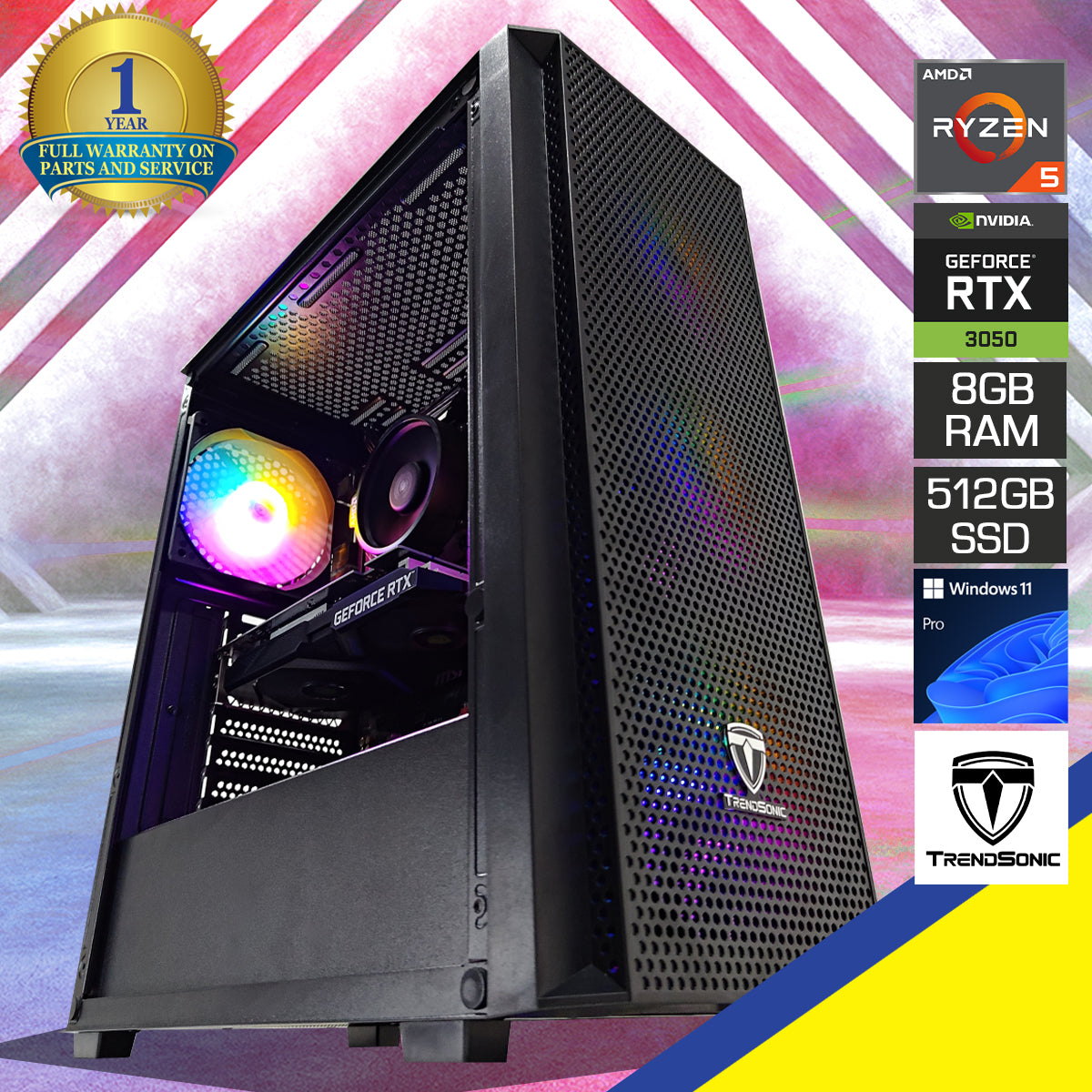 Alpha Breeze Black Desktop Gaming PC