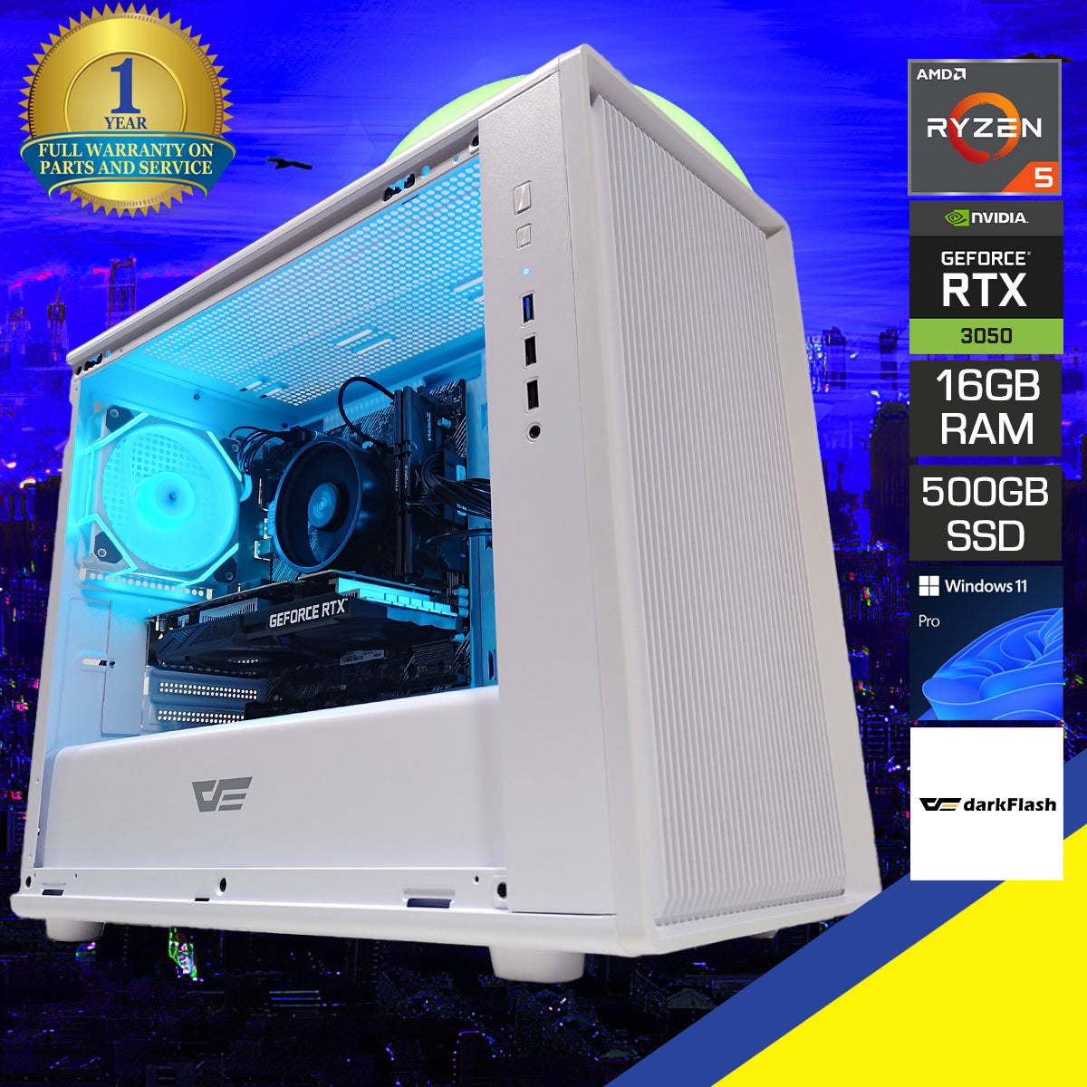Alpha DB460M White Desktop Gaming PC