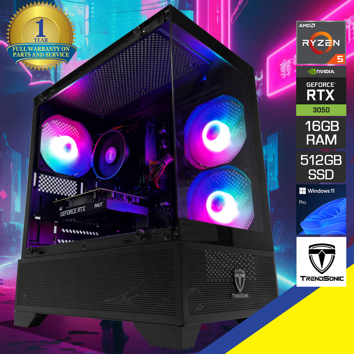Alpha Eris Black Desktop Gaming PC | DataBlitz
