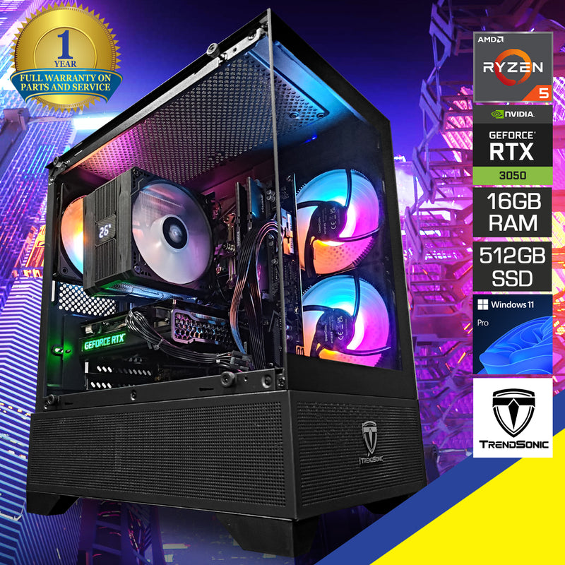 Alpha Eris TG Black Desktop Gaming PC 
