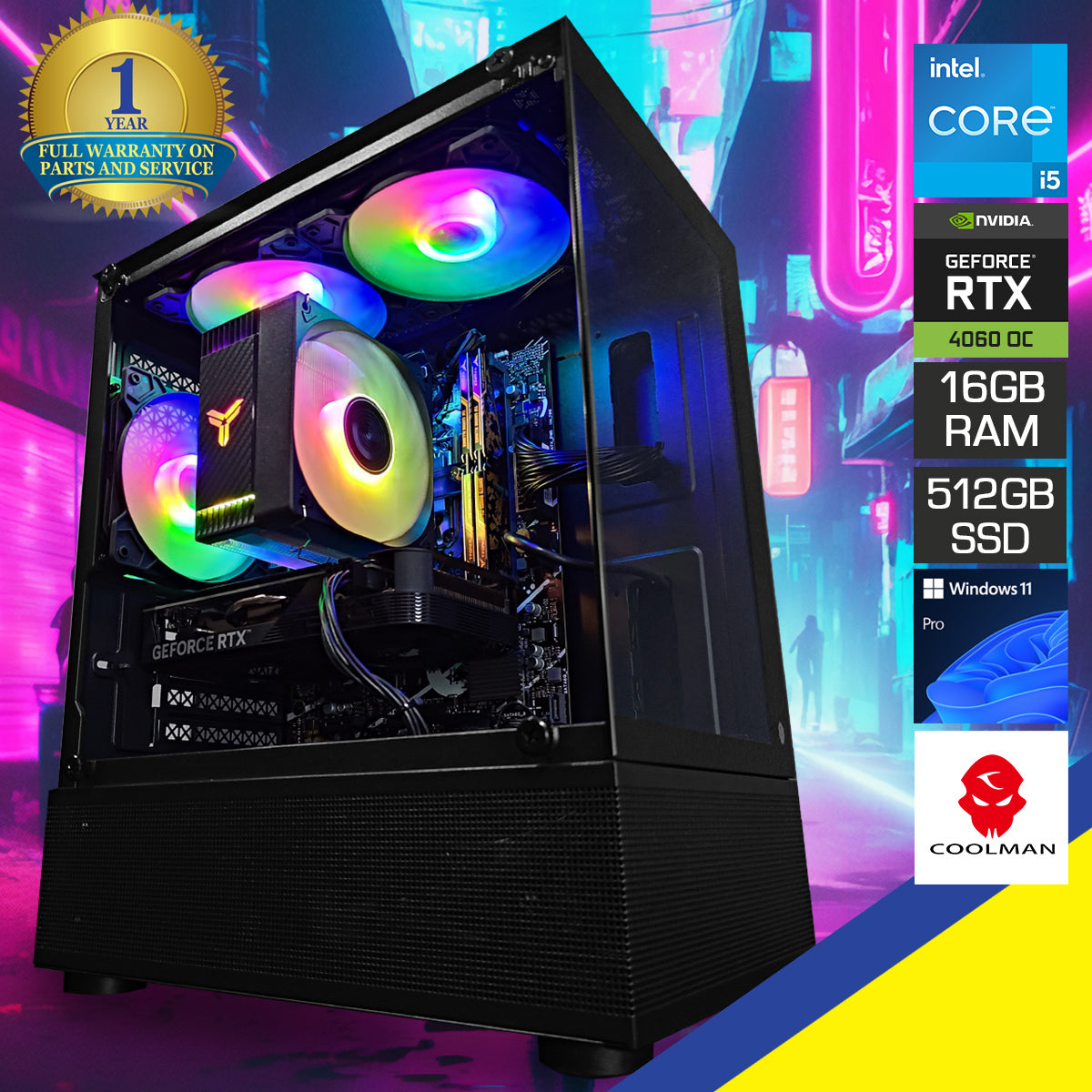 Alpha Reyna Black Desktop Gaming PC | DataBlitz