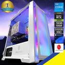 Alpha Ruby White Desktop Gaming PC - DataBlitz