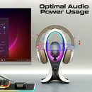 Promate Alpha-X Dynamic High Fidelity Dual Mode RGB Speaker w/ Headphone Stand & USB Hub
