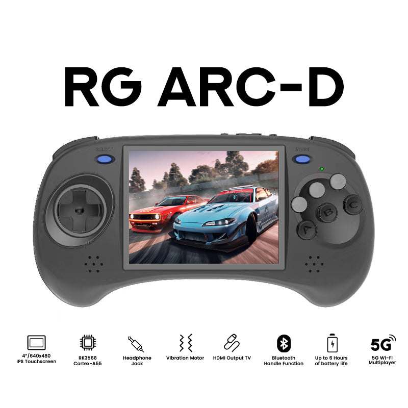 Anbernic RG ARC-D Handheld Gaming Console (Black) Anbernic RG ARC-D Handheld Gaming Console (Black)