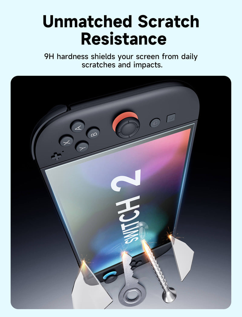 JSAUX Ultra Clear Anti-Glare Matte Tempered Glass Protector