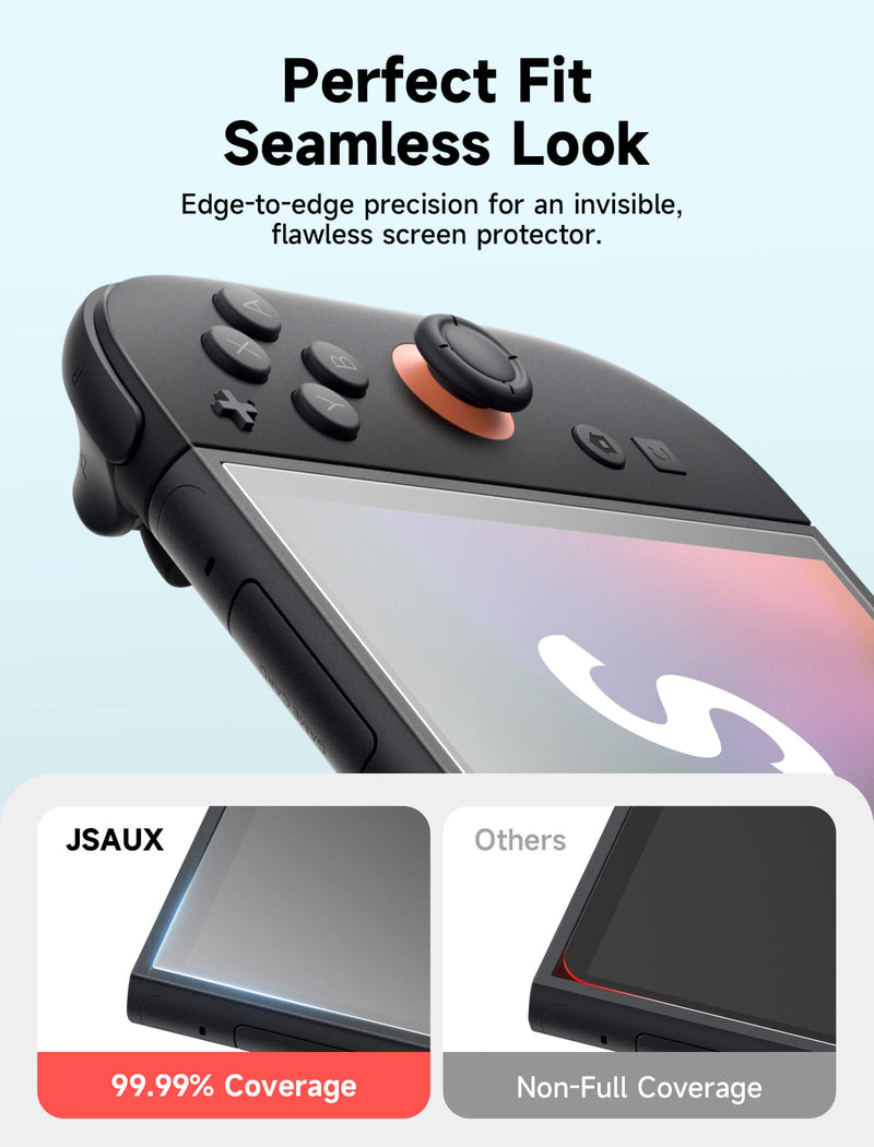 JSAUX Ultra Clear Anti-Glare Matte Tempered Glass Screen Protector For NSW2