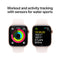 Apple Watch Series 10 GPS 42mm Aluminum Case with Light Blush Sport Band - M/L (Rose Gold) (MWWJ3ZP/A)