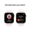 Apple Watch Series 10 GPS 42mm Aluminum Case with Light Blush Sport Band - M/L (Rose Gold) (MWWJ3ZP/A)