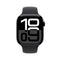 Apple Watch Series 10 GPS 46mm Aluminum Case with Black Sport Band - (Jet Black) (S/M, M/L) (MWWP3ZP/A, MWWQ3ZP/A)