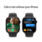 Apple Watch Series 10 GPS 46mm Aluminum Case with Black Sport Band - (Jet Black) (S/M, M/L) (MWWP3ZP/A, MWWQ3ZP/A)