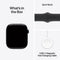 Apple Watch Series 10 GPS 46mm Aluminum Case with Black Sport Band - (Jet Black) (S/M, M/L) (MWWP3ZP/A, MWWQ3ZP/A)