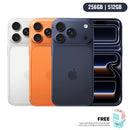 Apple iPhone 17 Pro (256GB, 512GB) (Deep Blue, Cosmic Orange, Silver)