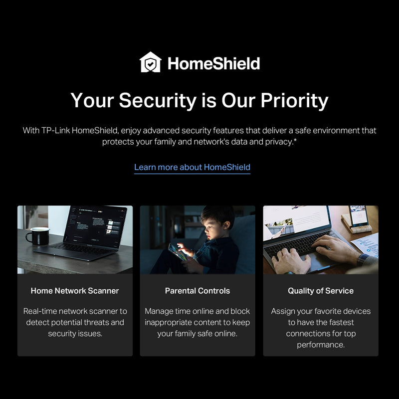 TP-Link BE3600 Dual-Band Wi-Fi 7 Router (Archer BE220)
