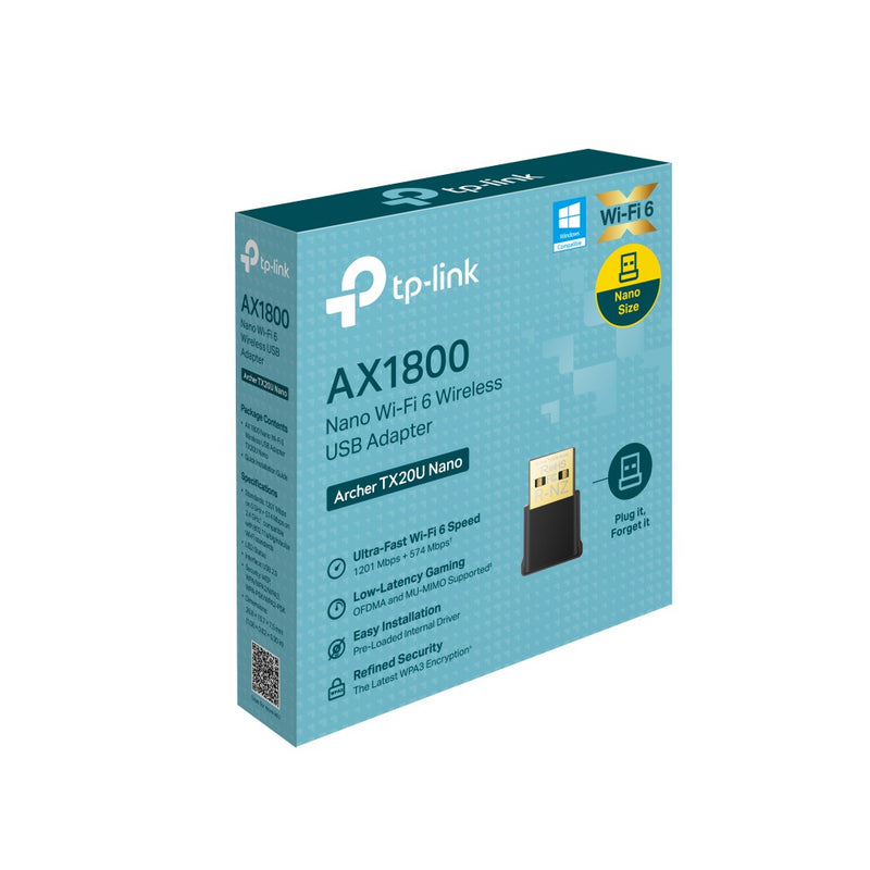 TP-Link Archer TX20U Nano AX1800 Nano Wi-Fi 6 Wireless USB Adapter | DataBlitz