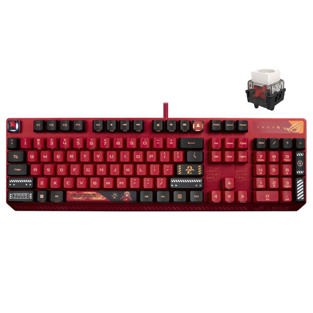 Rog Scope Rx Eva O2 Keyboard Asus ROG Strix Scope RX EVA-02 Edition Optical Mechanical Gaming ...