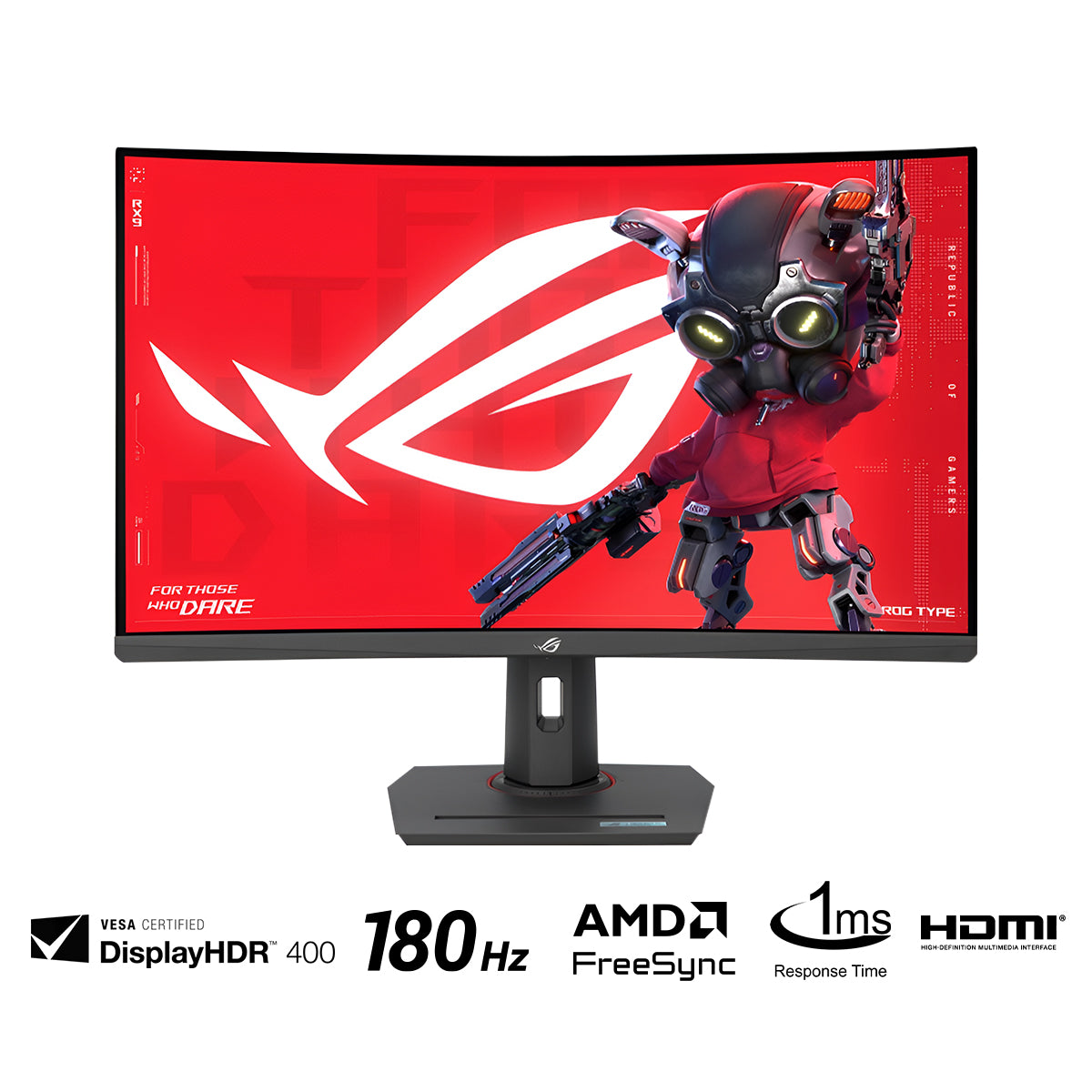 Asus ROG Strix XG32WCS 32" QHD (2560x1440) 180Hz 1ms GTG Fast VA USB Type-C Ultra Fast Curved