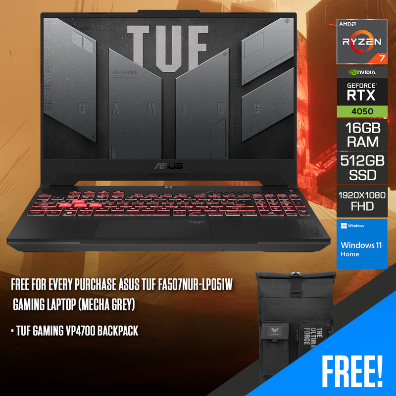 Asus TUF FA507NUR-LP051W Gaming Laptop (Mecha Grey)