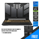 Asus TUF Gaming F15 FX507VU4-LP073W Laptop (Mecha Gray) | 15.6” FHD 144Hz (1920 x 1080) | i7-13700H | 8GB DDR4 | 512GB SSD | RTX 4050 | Windows 11 Home | TUF Gaming Backpack