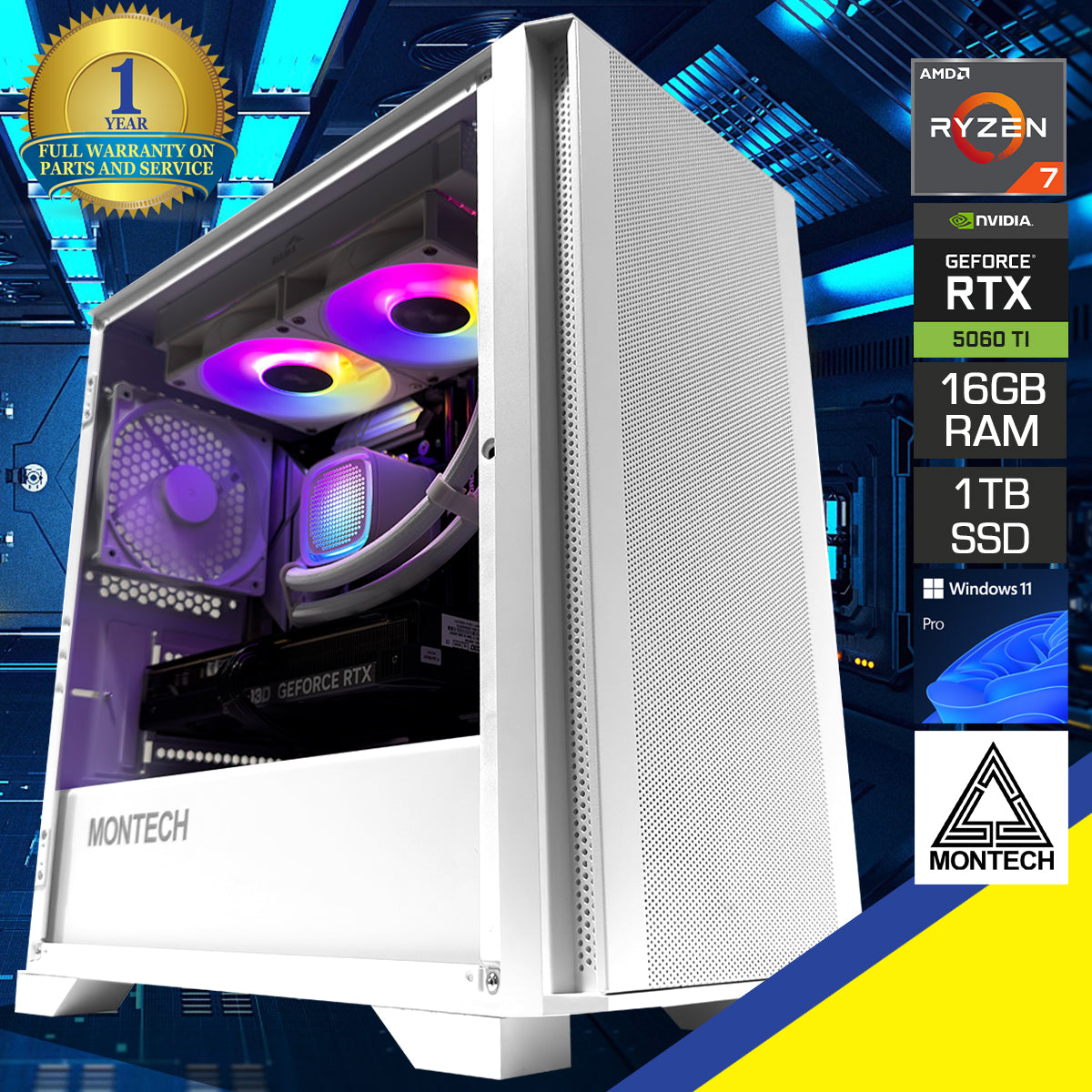 Aurora Air 100 Lite White Desktop Gaming PC