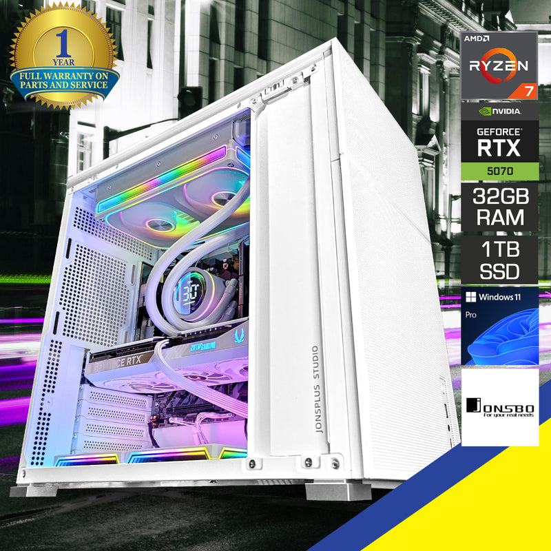 Aurora D41 White Desktop Gaming PC | DataBlitz
