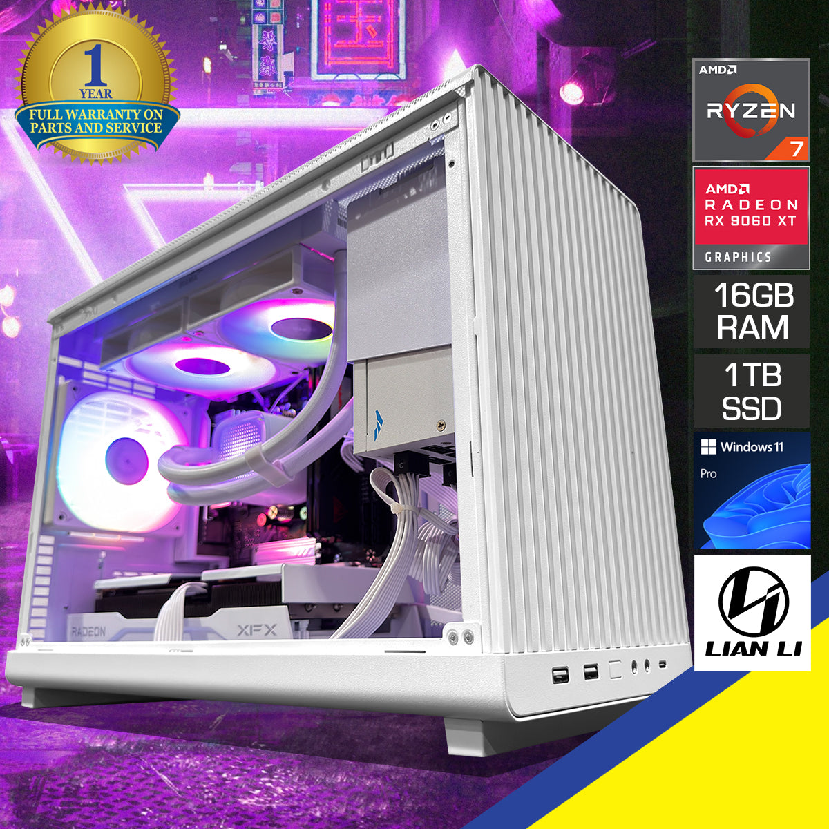 Aurora LL A3 White Desktop Gaming PC