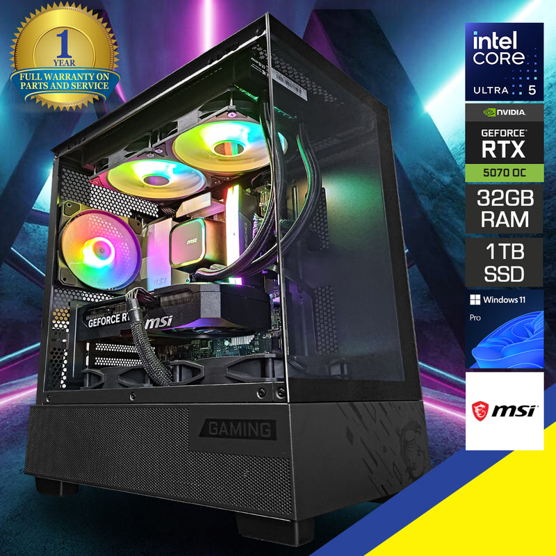 Aurora M110A Black Desktop Gaming PC | DataBlitz