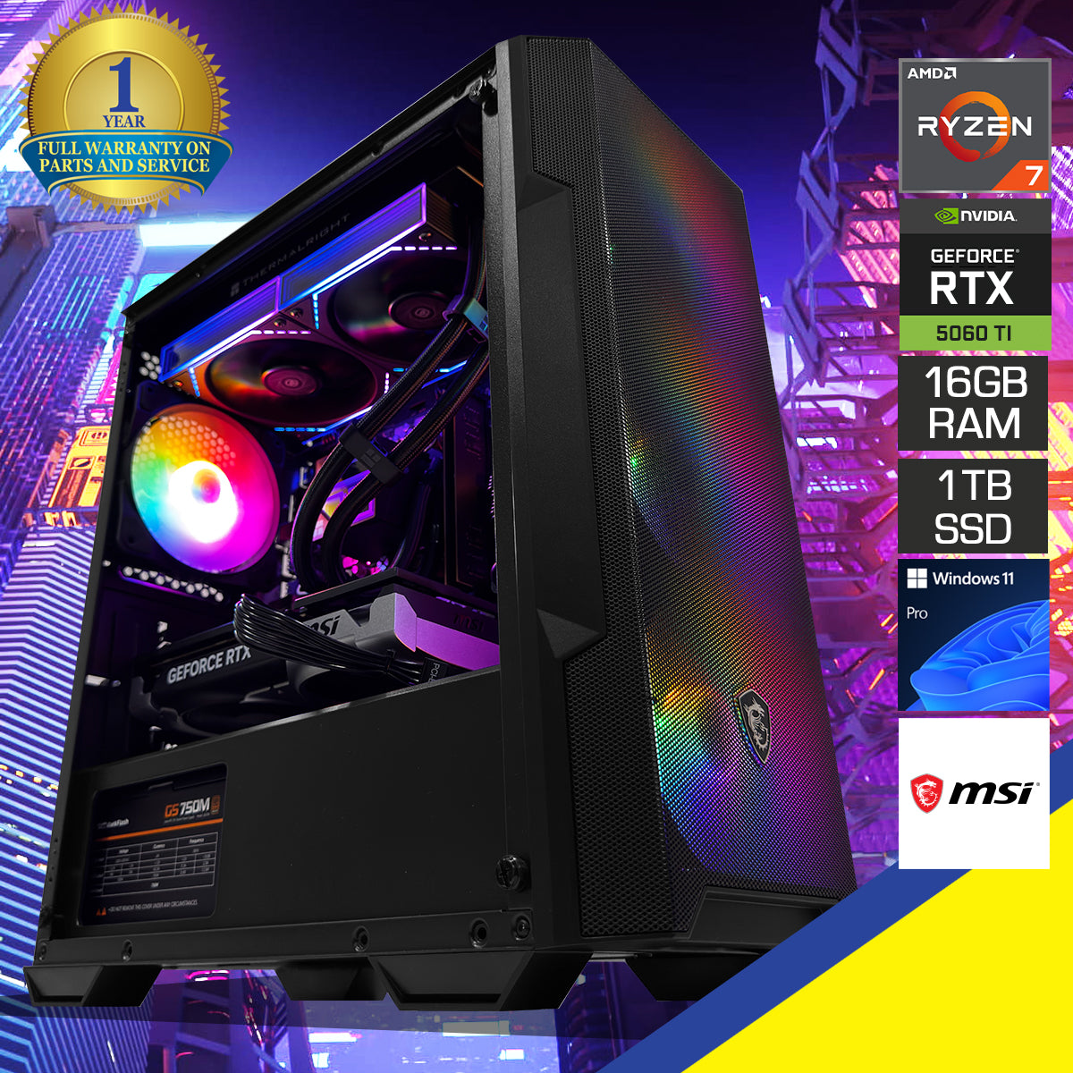 Aurora MAG FORGE Black Desktop Gaming PC