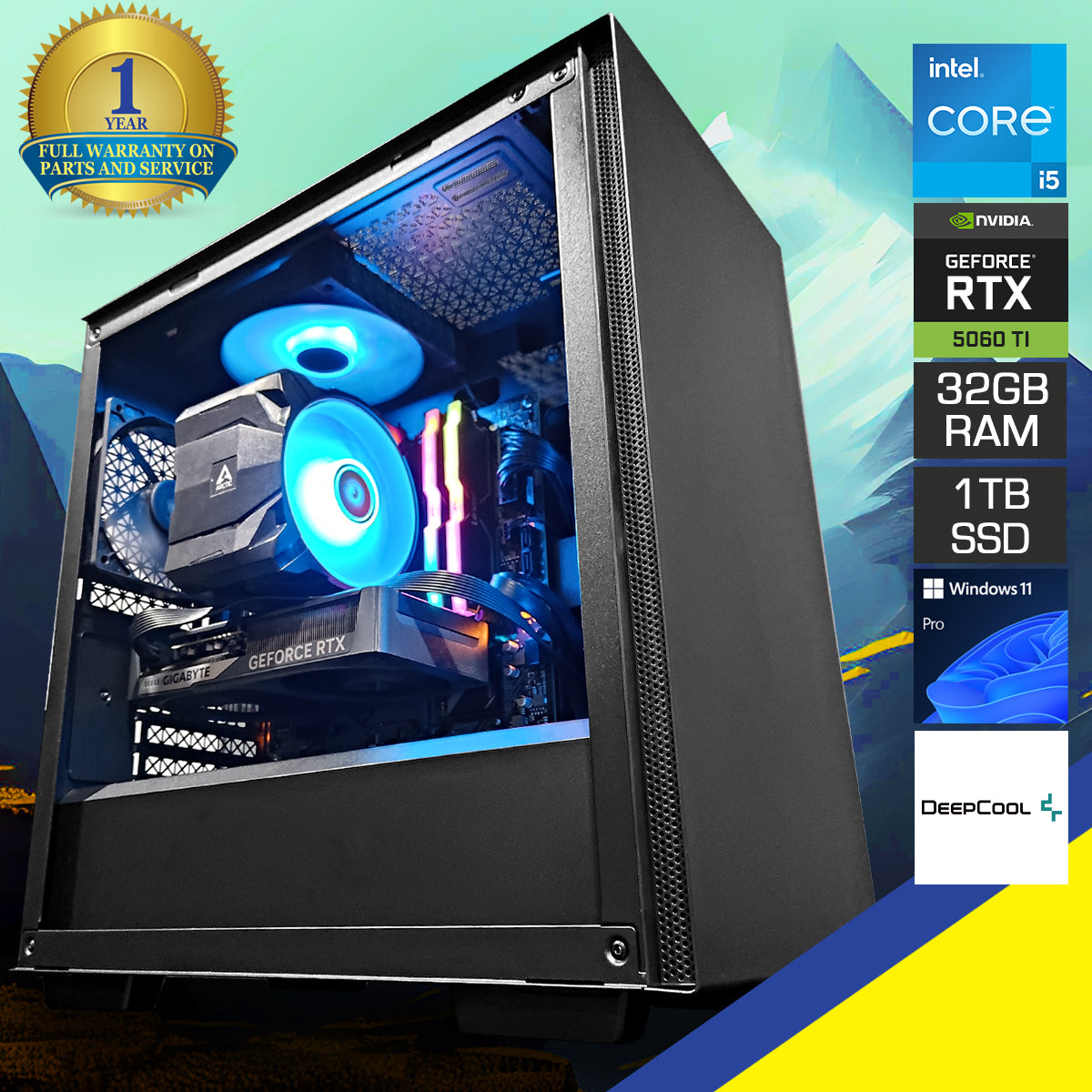 Aurora Macube 110 Black Desktop Gaming PC | DataBlitz