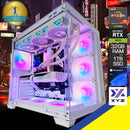 Aurora Tesseract X 2D White Desktop Gaming PC | DataBlitz
