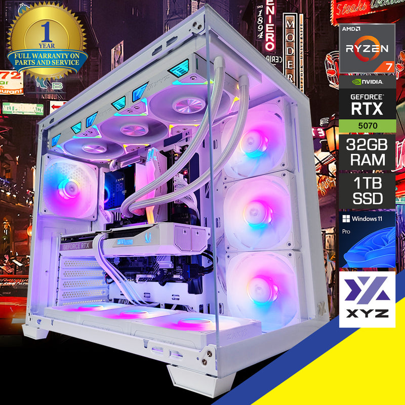 Aurora Tesseract X 2D White Desktop Gaming PC | DataBlitz