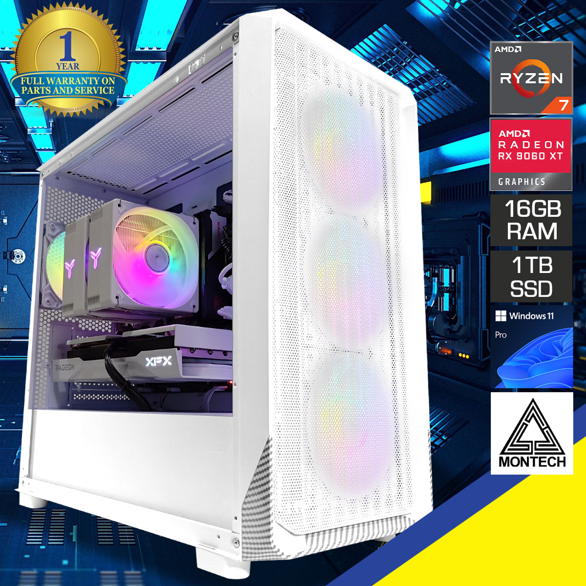 Aurora X5M White Desktop Gaming PC