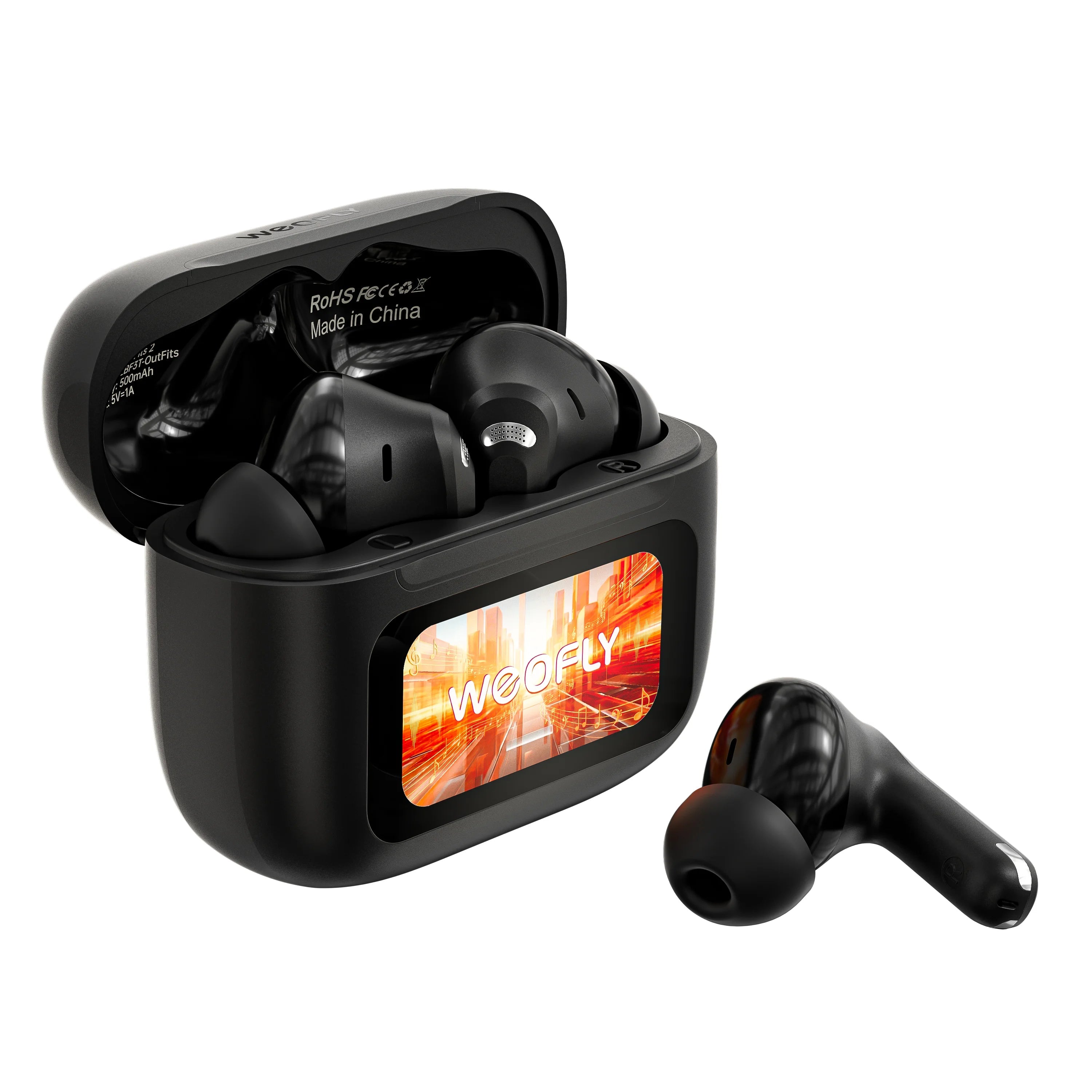 Weofly LifeFits 2 ANC Earbuds (Black, White)