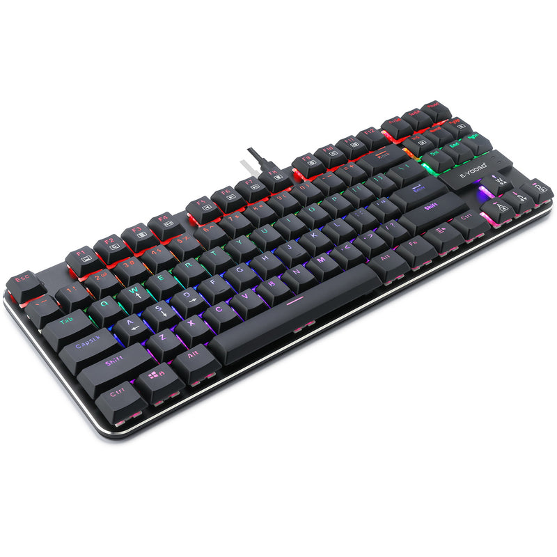 E-Yooso K-630 RGB 87 Keys Wired Mechanical Keyboard Black