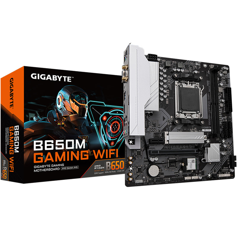 Gigabyte B650M Gaming WiFi AMD AM5 DDR5 Gaming Motherboard (rev 1.2)