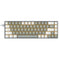 E-Yooso Z-686 Yellow Single Light 68 Keys Hot-Swappable Wired Mechanical Keyboard Grey/White