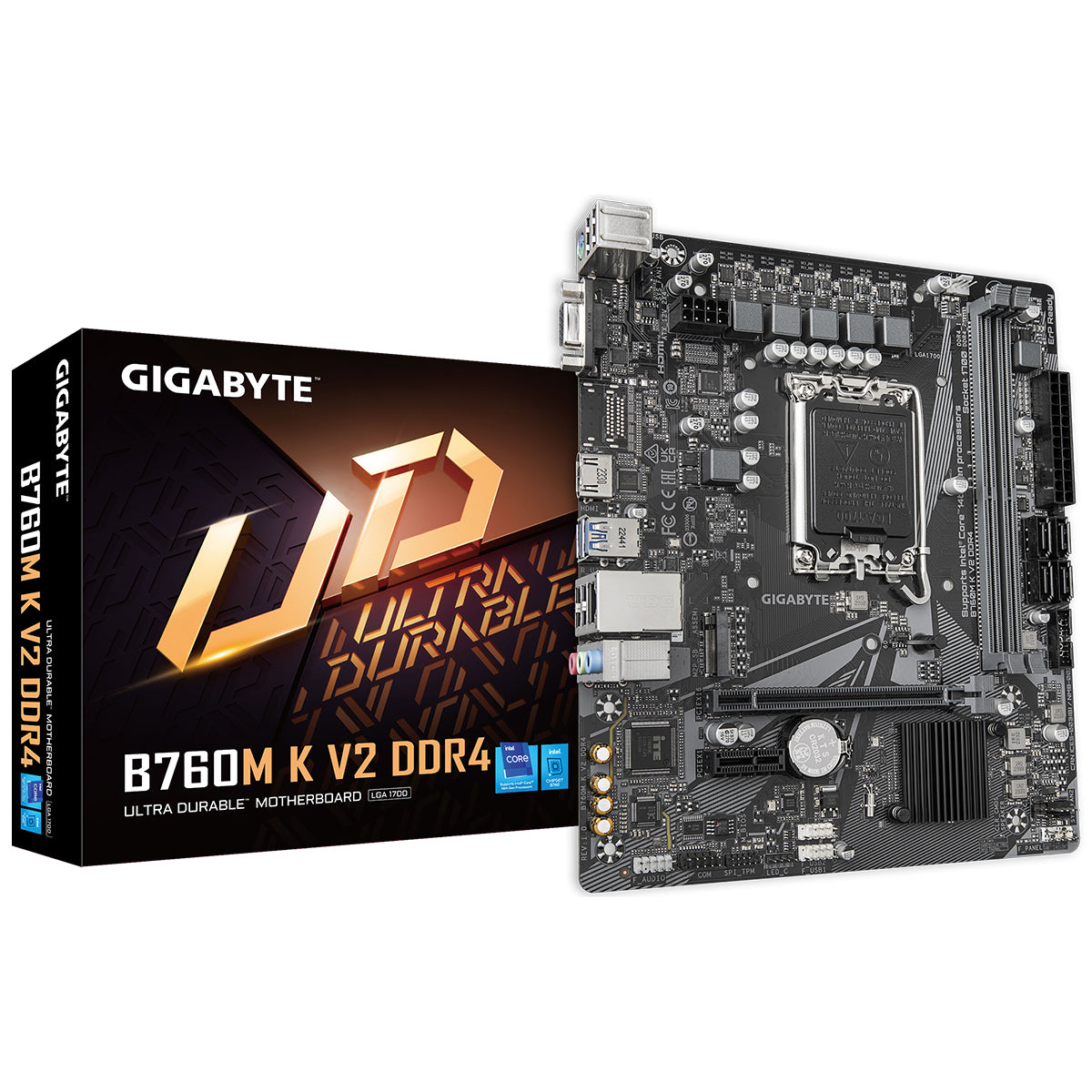 Gigabyte B760M K V2 DDR4 Intel UD Motherboard
