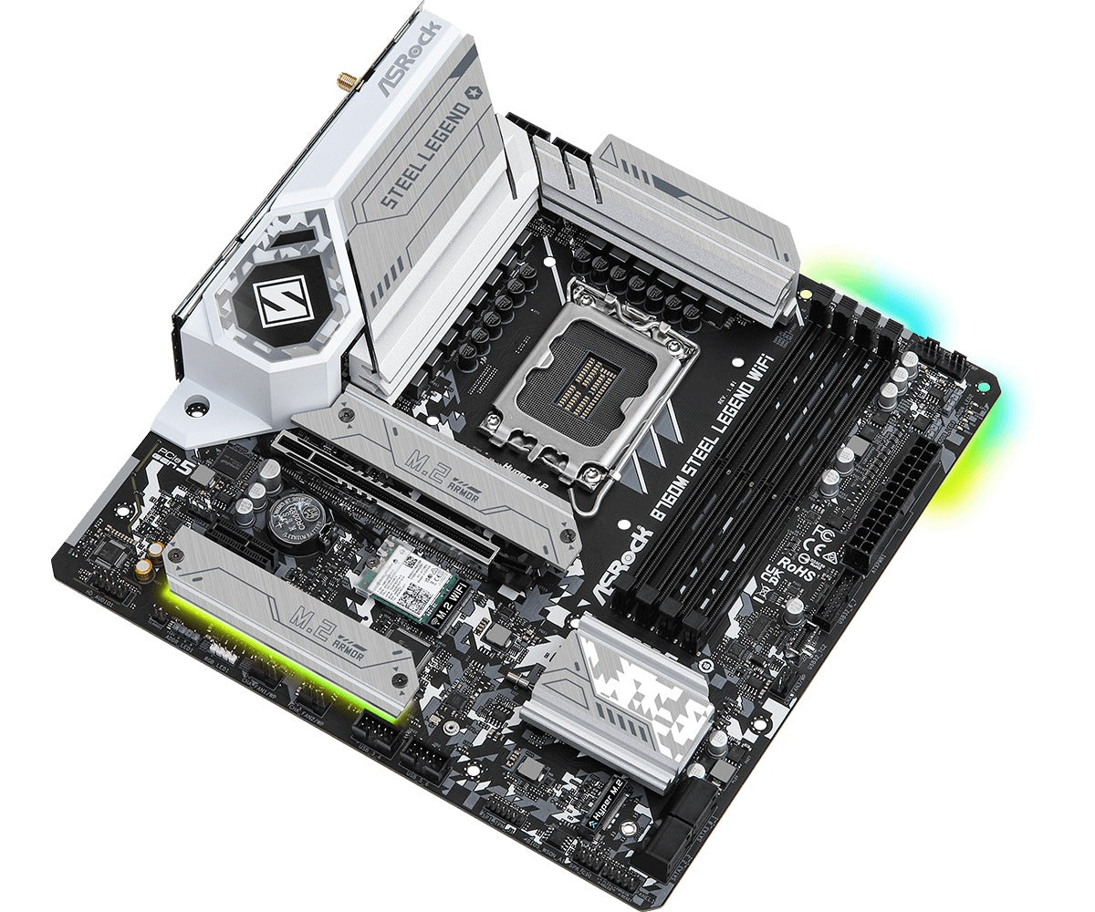 Steel Legend B460 Intel 10th Gen Asrock B760M Steel Legend WiFi
